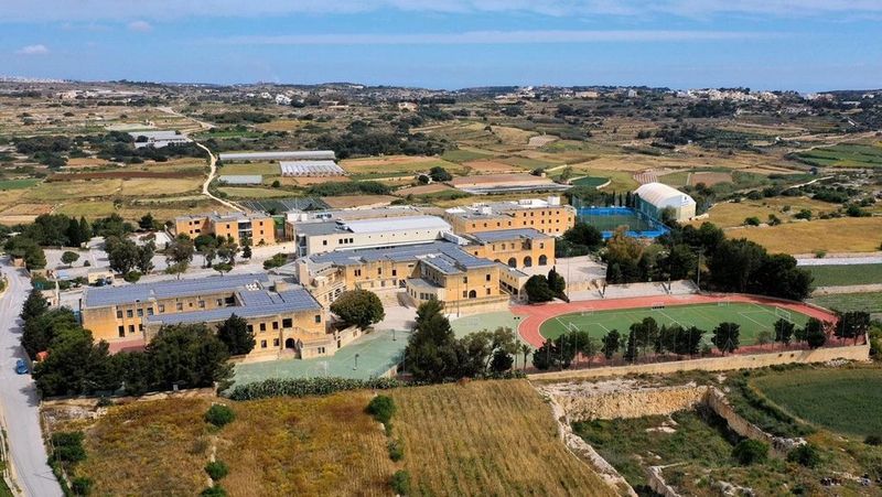 San Anton School - A high angle view of a school