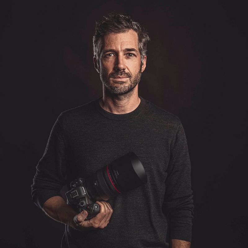 Portrait of Swiss professional action photographer and Canon Ambassador Martin Bissig