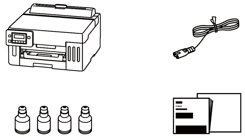 Canon MAXIFY GX5150 - What's in the box