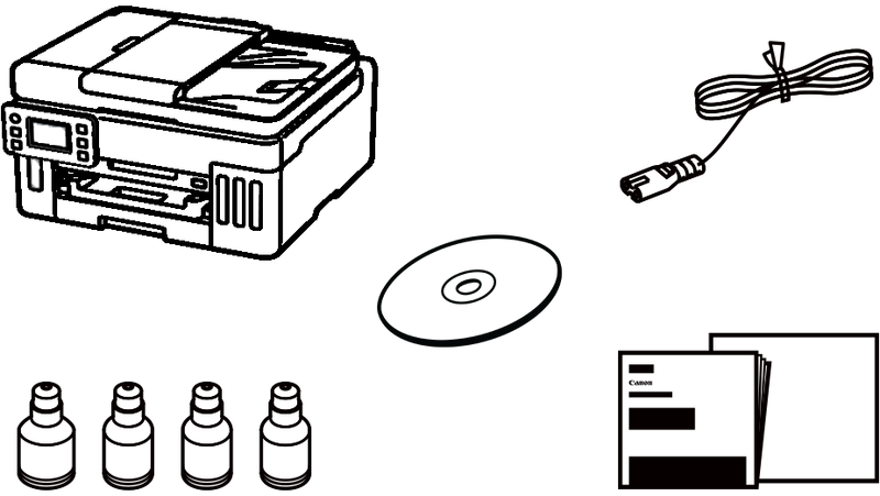 Canon MAXIFY GX6140 - What's in the box
