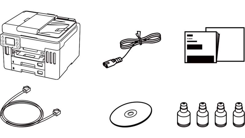 Canon MAXIFY GX7140 - Obsah balenia