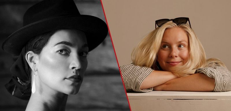 Meeri Koutaniemi ja Iiris Sjoblad