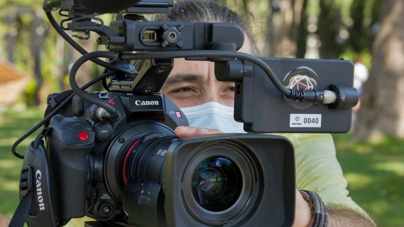 Giorgi Mikeladze. cameraman