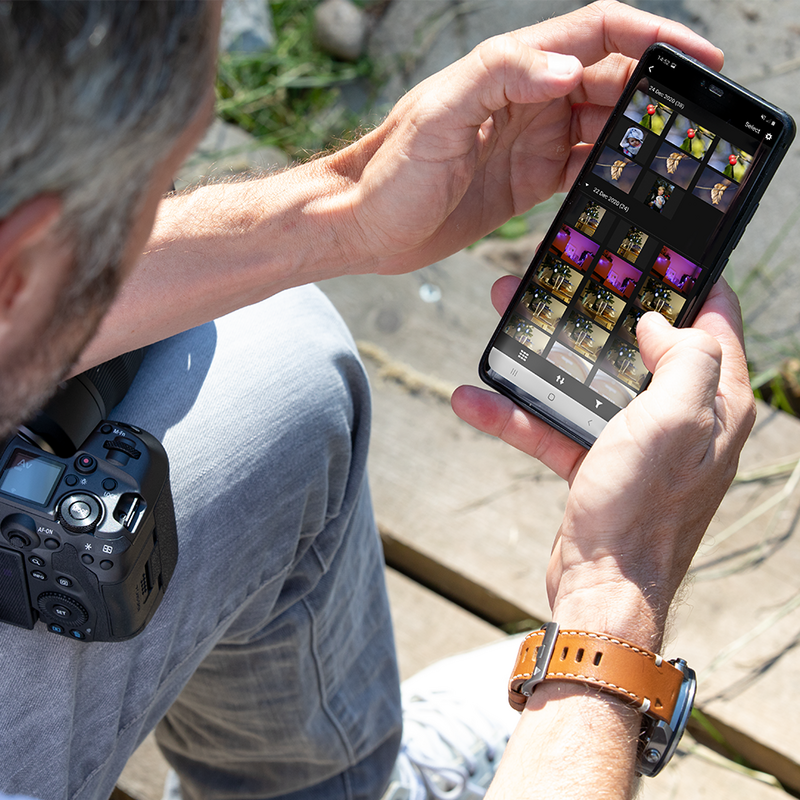 
      
      Приложение Canon Mobile File Transfer
    
    