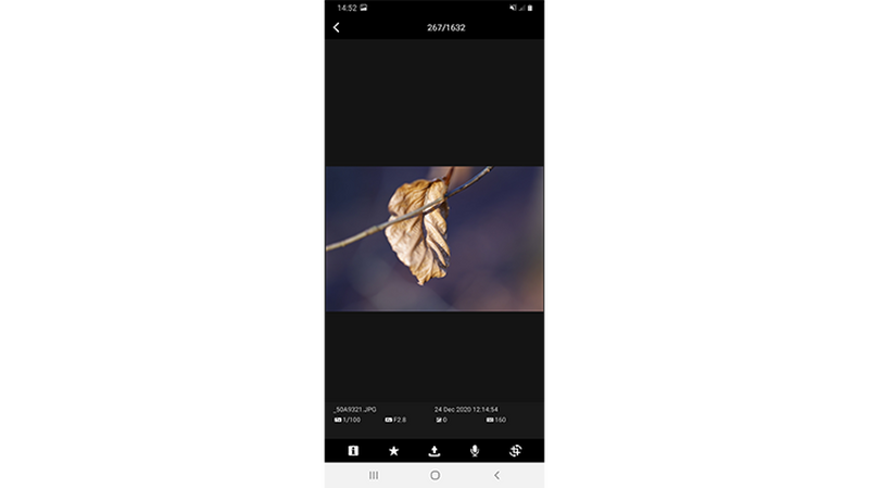 Crop2, add voice memo and set star rating