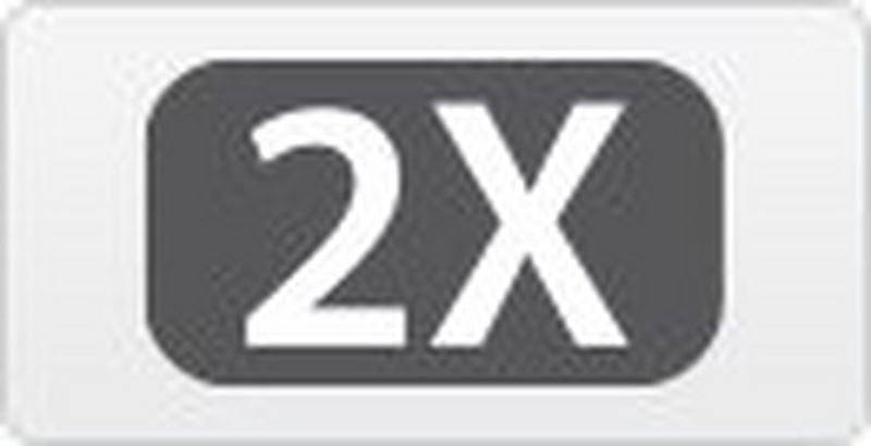 2x more visible*¹ Red laser