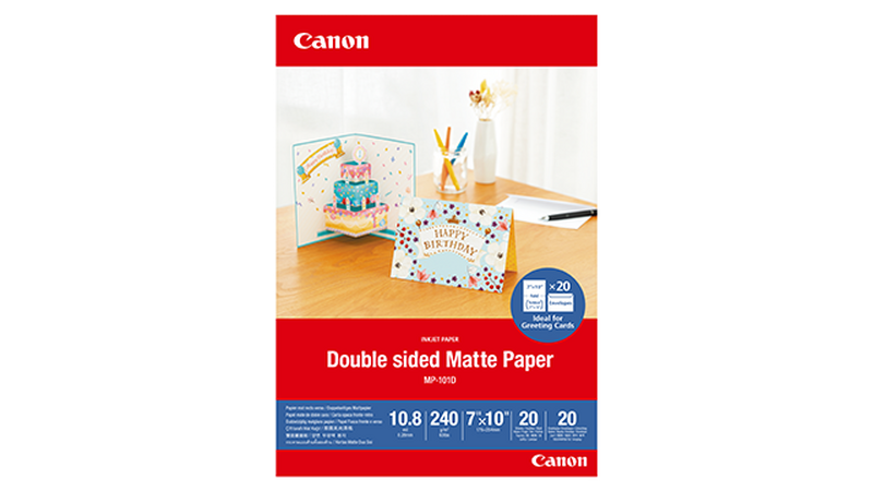 Obojstranne matný papier MP-101D od spoločnosti Canon