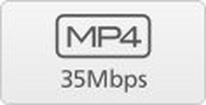 
         35 Mbit/s MP4 salvestamine
       