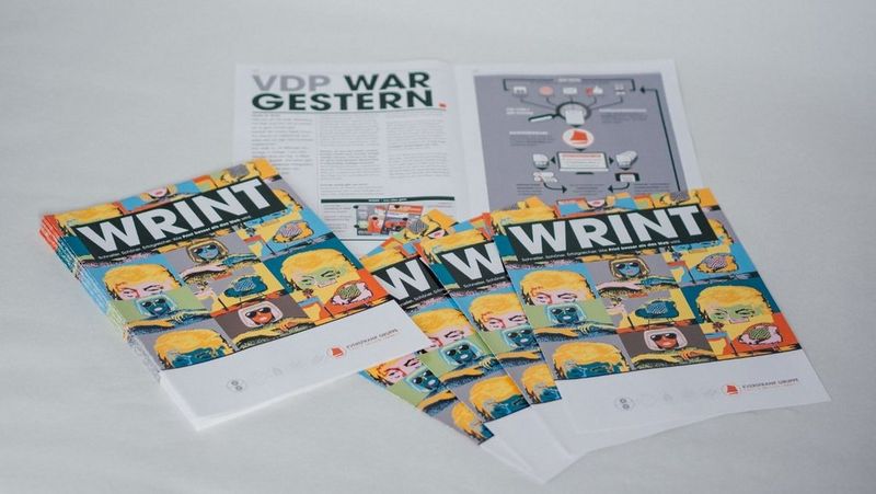 Printed marketing collateral for Bonprix