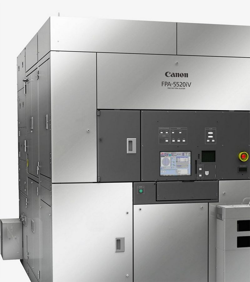 Front view of i-Line lithograph model Canon FPA-5520iV FPA