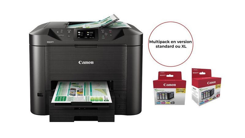 MAXIFY MB5450 + PGI-2500 BK/C/M/Y - standard et XL