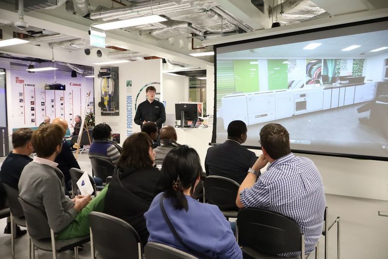 Canon Open House - The power of colour event images in Canon’s London Customer Experience Centre