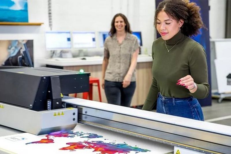 Storformats flatbedskrivere