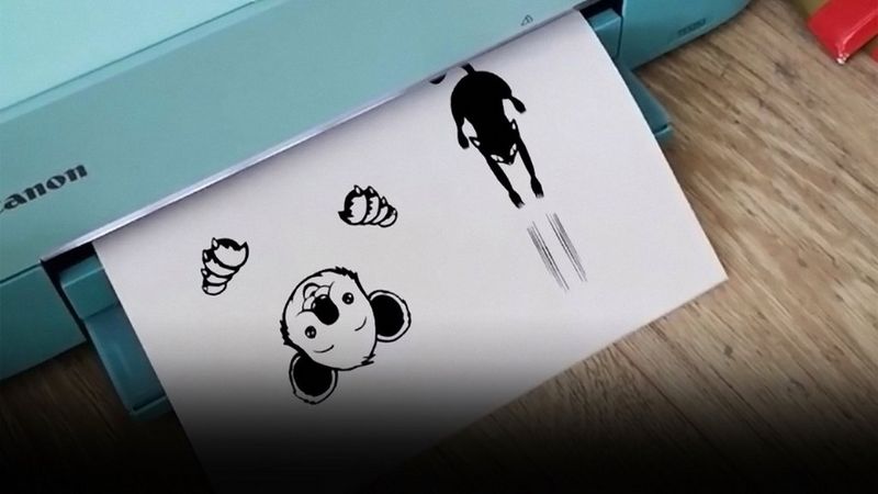 Cat and koala printed on PIXMA TS5350 printer