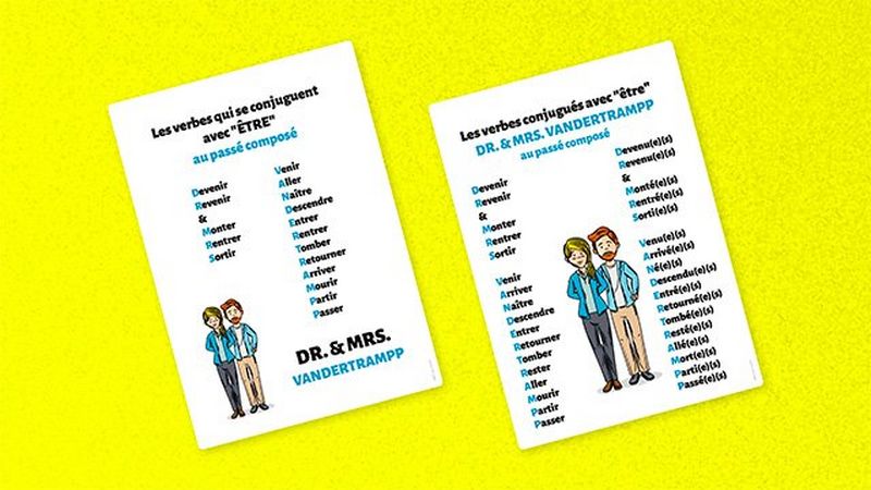 Passé composé avec DR & MRS VANDERTRAMPP