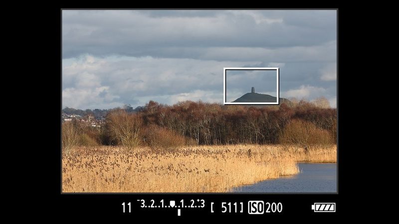 Taking picture using Live View mode.
