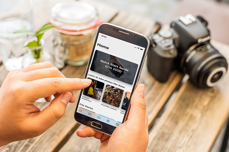 Aplicaţia Canon Photo Companion