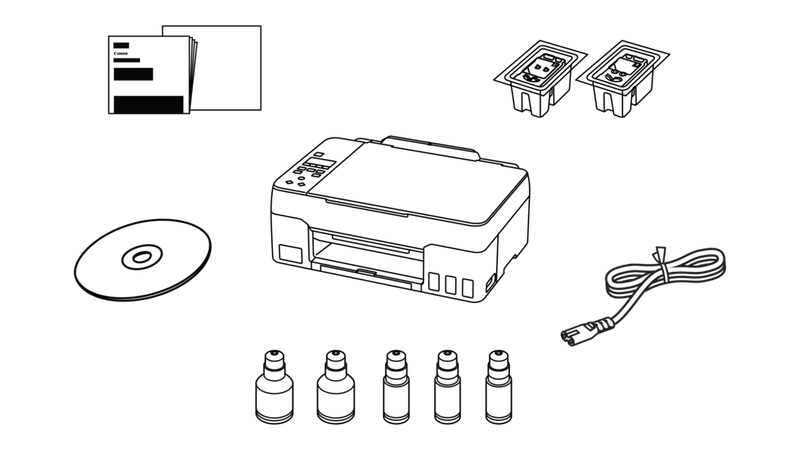 Canon PIXMA G2460 - What's in the box