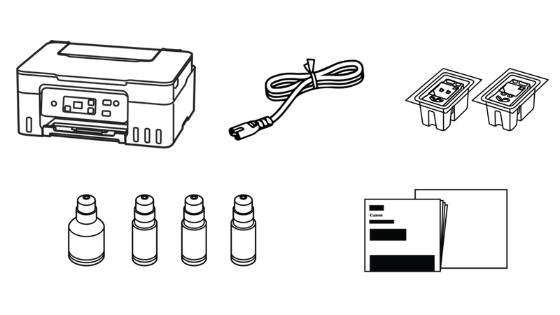 Canon PIXMA G2470 - What's in the box