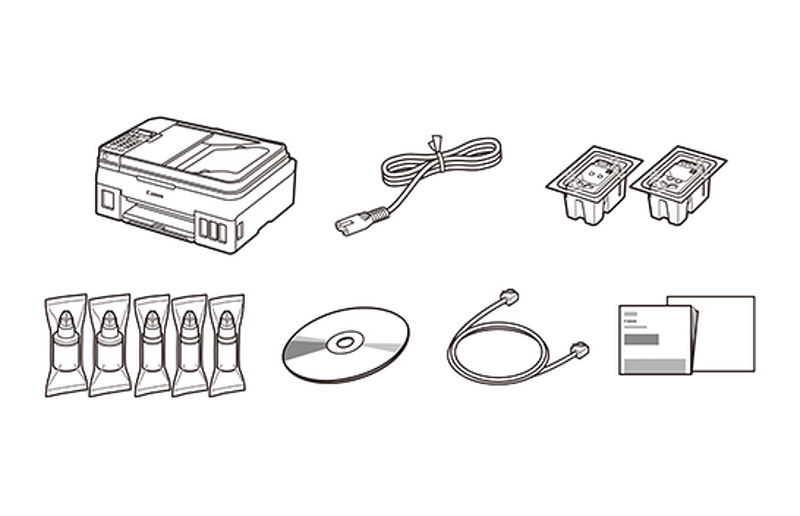 Canon PIXMA G4411 - Sadržaj pakiranja