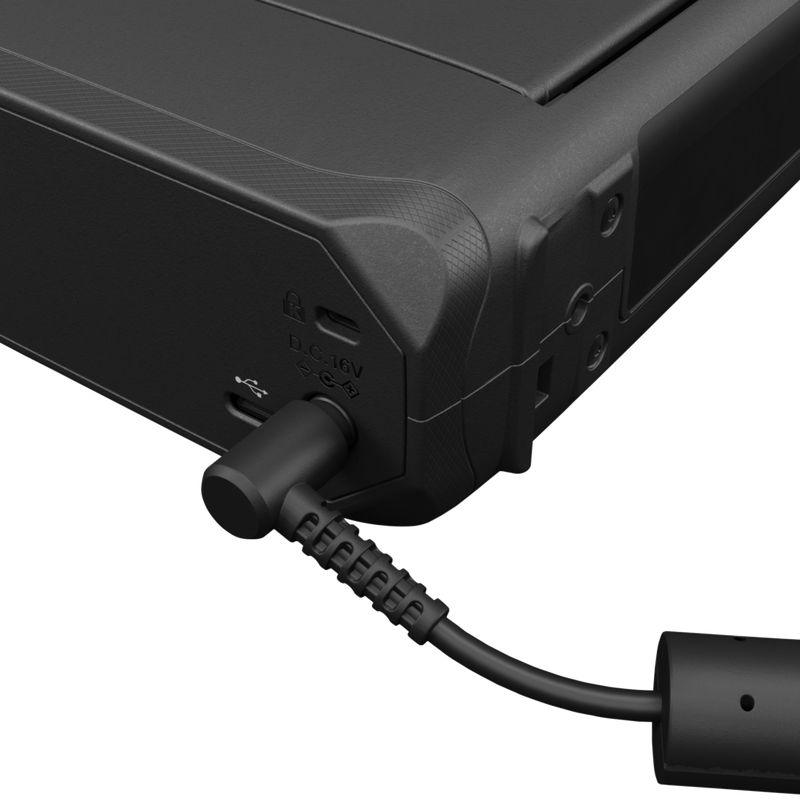 אל תכביד על המטען בנסיעה עם מדפסת ניידת.