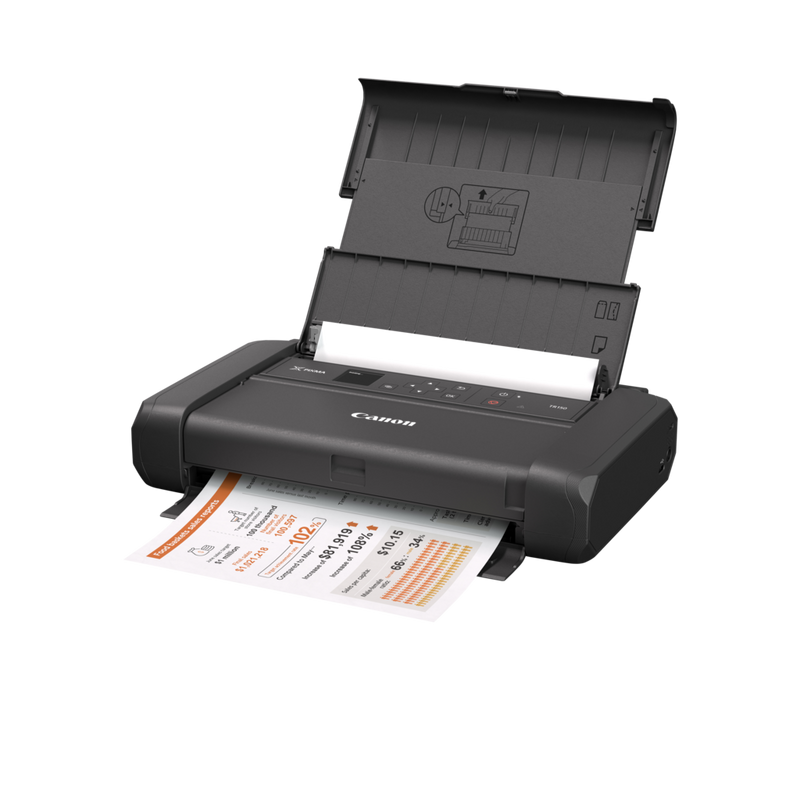 Canon PIXMA TR150 with battery
