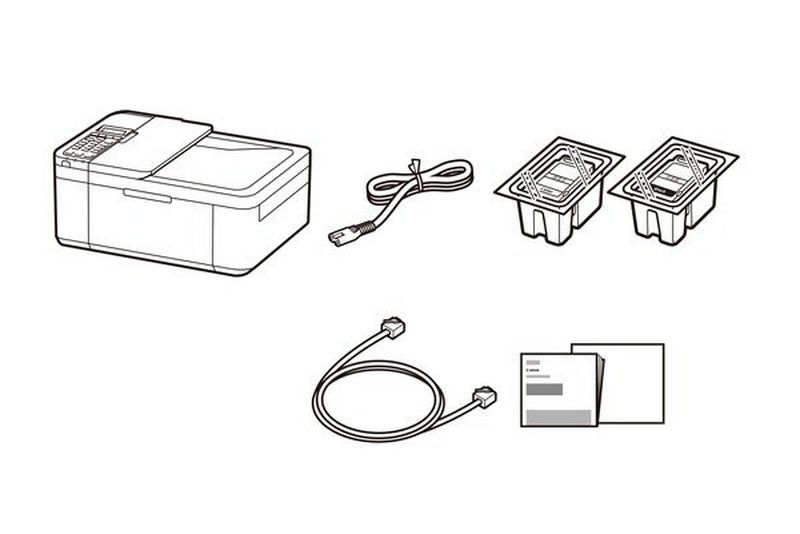 Canon PIXMA TR4640 - What's in the box