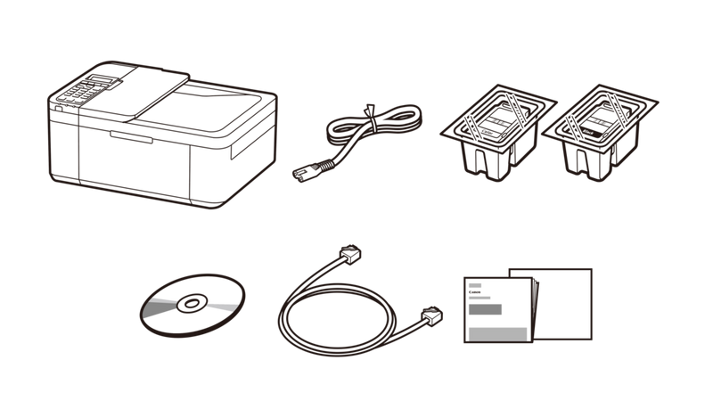 Canon PIXMA TR4645 - What's in the box