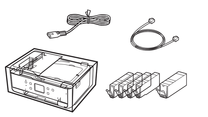 Canon PIXMA TR7650 - Im Lieferumfang