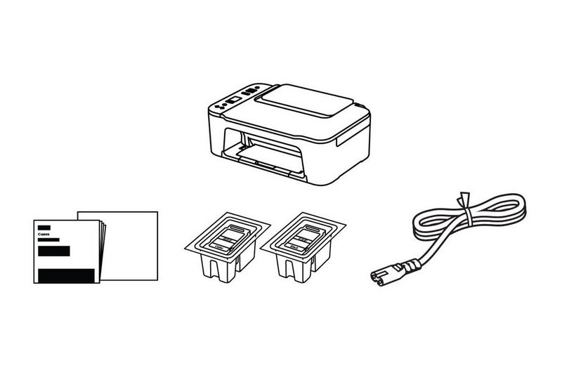 Canon PIXMA TS3750i - Contenuto della confezione