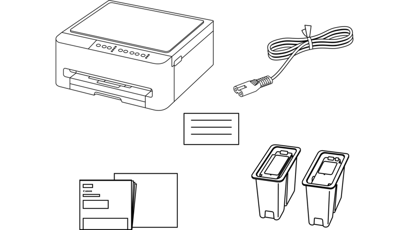 Canon PIXMA TS4140i - What's in the box