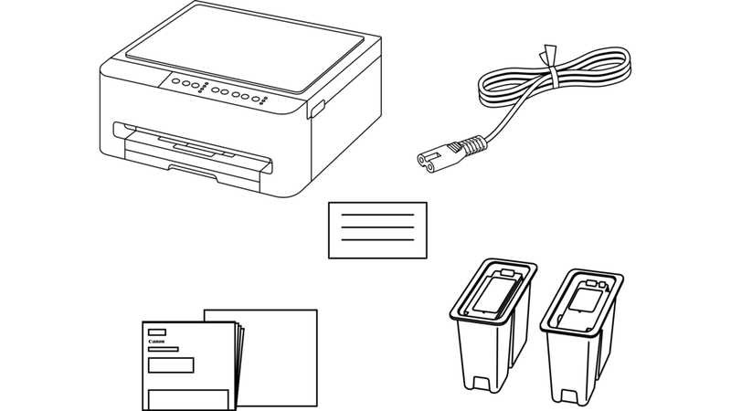 Canon PIXMA TS4150i - Im Lieferumfang