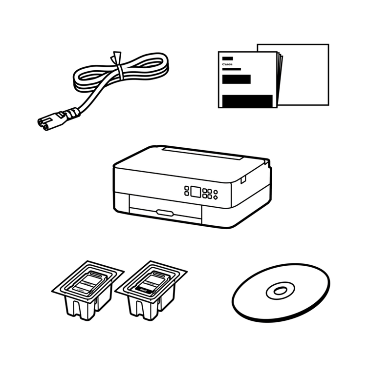 Canon PIXMA TS5340a - Комплект поставки
