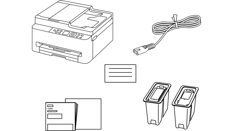 Canon PIXMA TS7550i - Inhoud van de doos