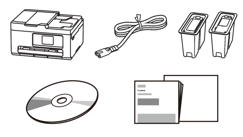 Canon PIXMA TS7740i - What's in the box