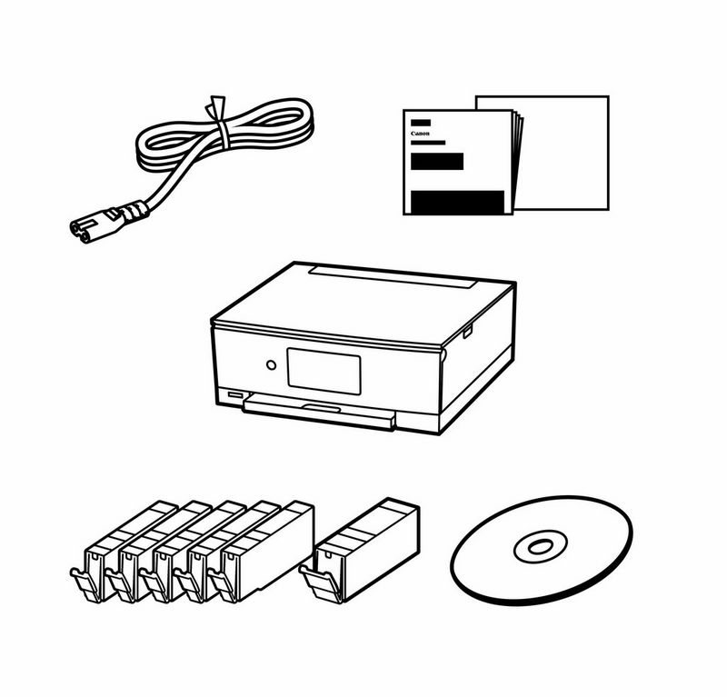 Canon Séria PIXMA TS8350 - Obsah balenia