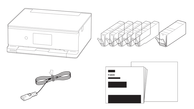 Canon PIXMA TS8750 - Im Lieferumfang