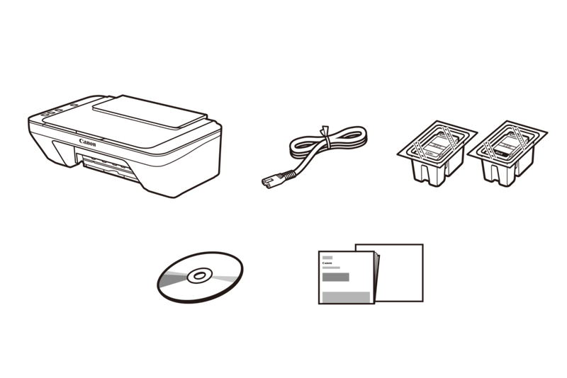 Canon PIXMA E414 - What's in the box
