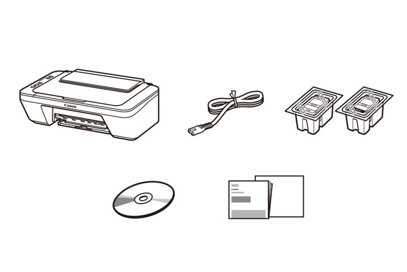 Canon PIXMA E474 - What's in the box