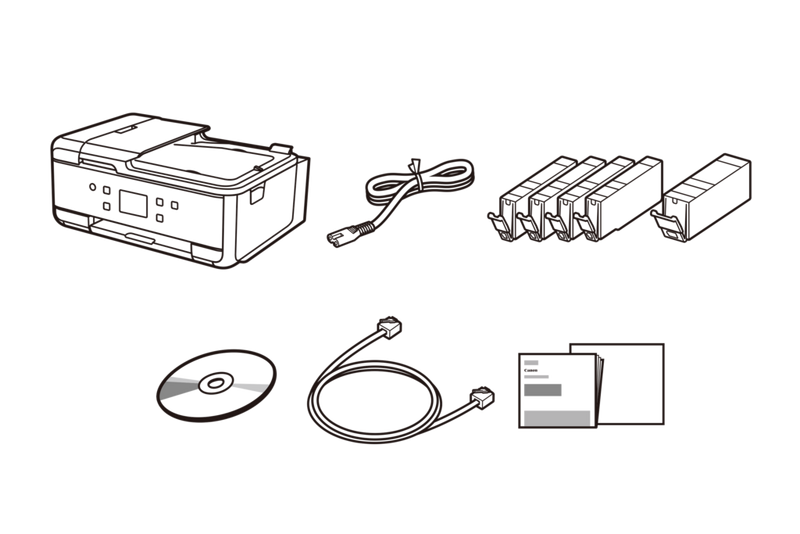 Canon PIXMA TR7550 - Contenuto della confezione