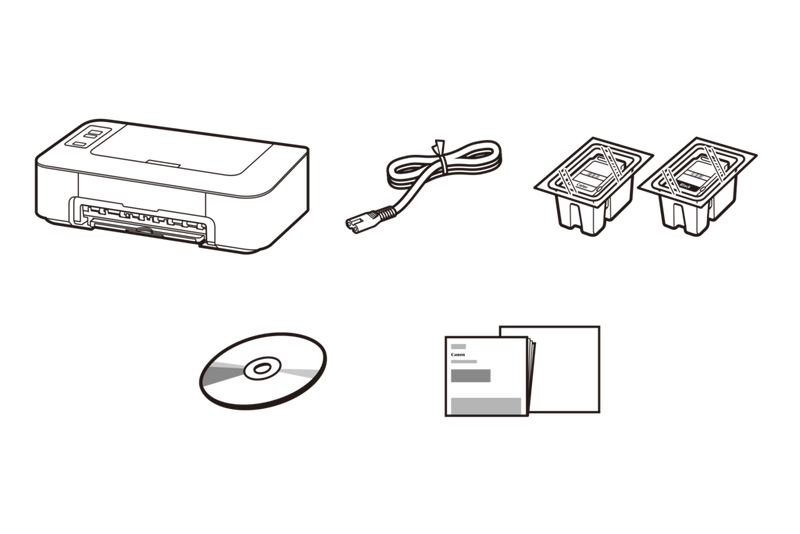 Canon PIXMA TS204 - What's in the box