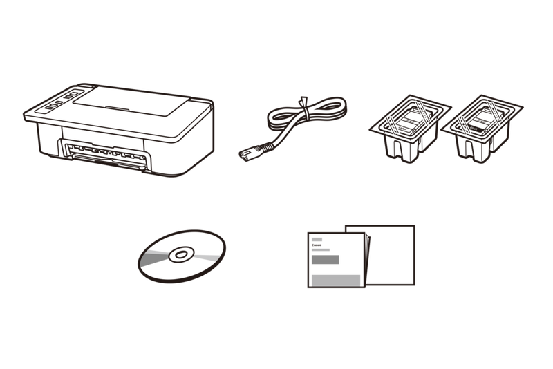 Canon PIXMA TS304 - What's in the box