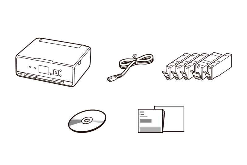 Canon Serie PIXMA TS5050 - Contenuto della confezione
