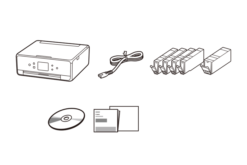 Canon PIXMA TS6240 - Contenu de la boîte