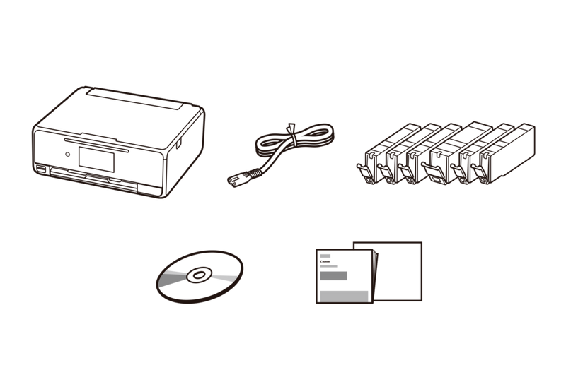 Canon Serie PIXMA TS8050 - Contenuto della confezione