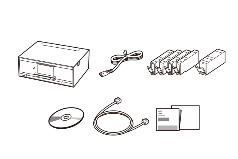 Canon PIXMA TS9150-serien - Kassens indhold
