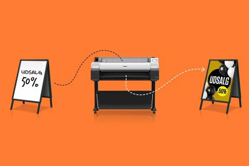 Hvorfor ikke printe POS og skilte selv?