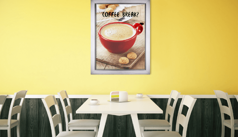 Economical disposable posters