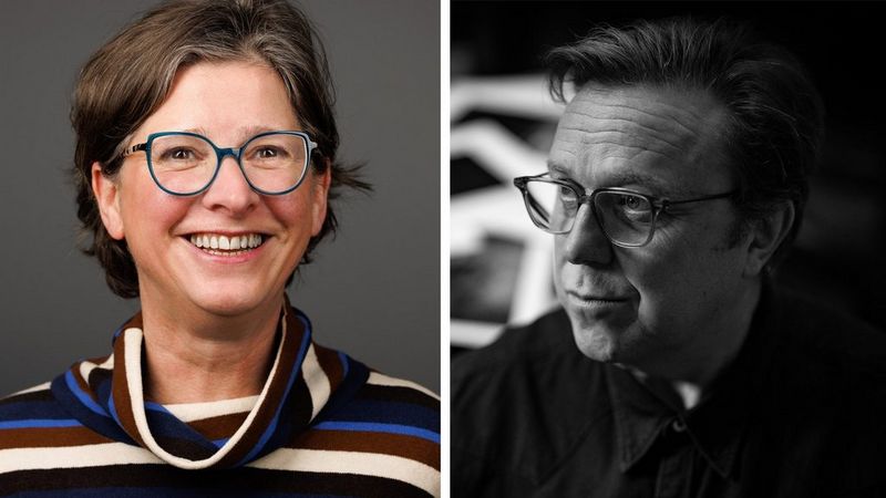 Headshots of Canon Ambassadors Tania Freimuth and Clive Booth.