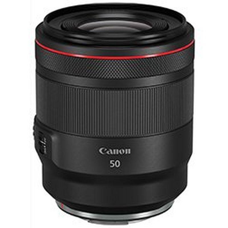 The Canon RF 50mm f/1.2L USM lens.